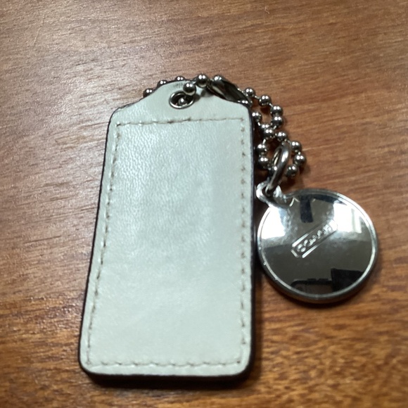 Coach Off White Bag Tag/Hang Tag/ Bag Charm - Picture 5 of 8